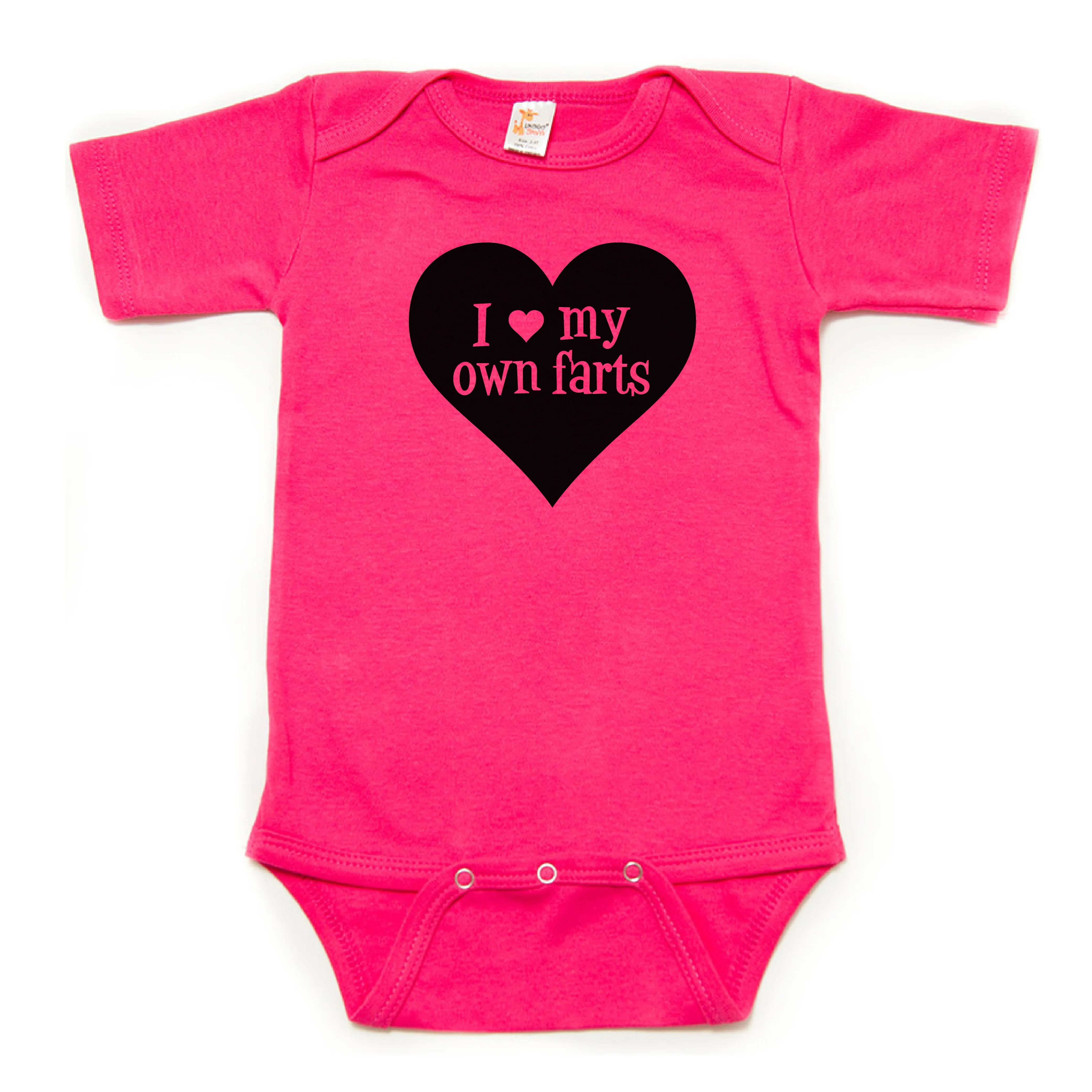 I Love My Own Farts Short Sleeve 100% Cotton Bodysuit