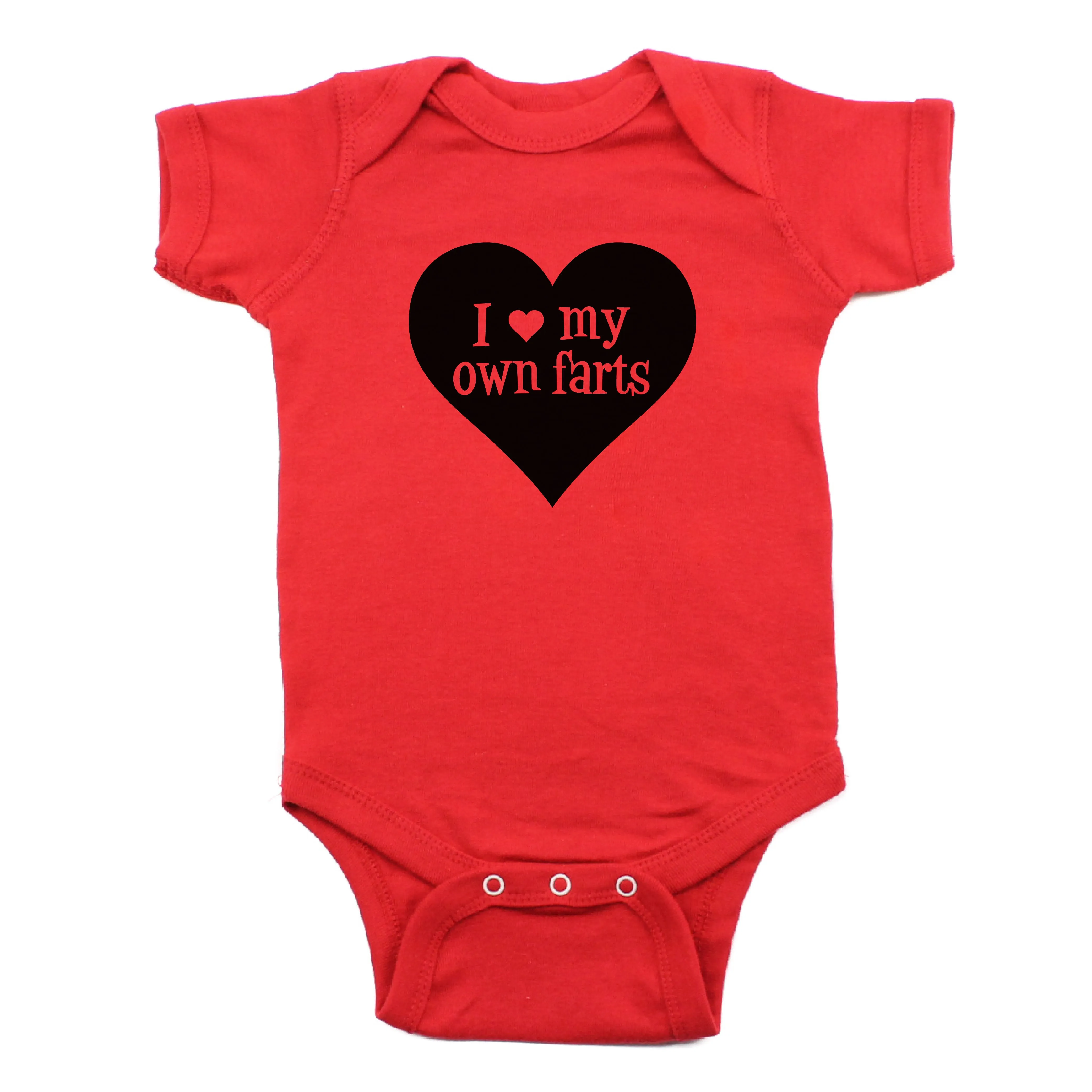 I Love My Own Farts Short Sleeve 100% Cotton Bodysuit