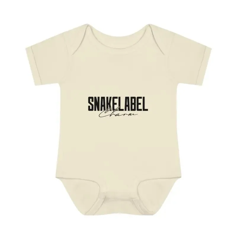 Infant Baby Rib Bodysuit with Lap Shoulders & Tear-Away Label