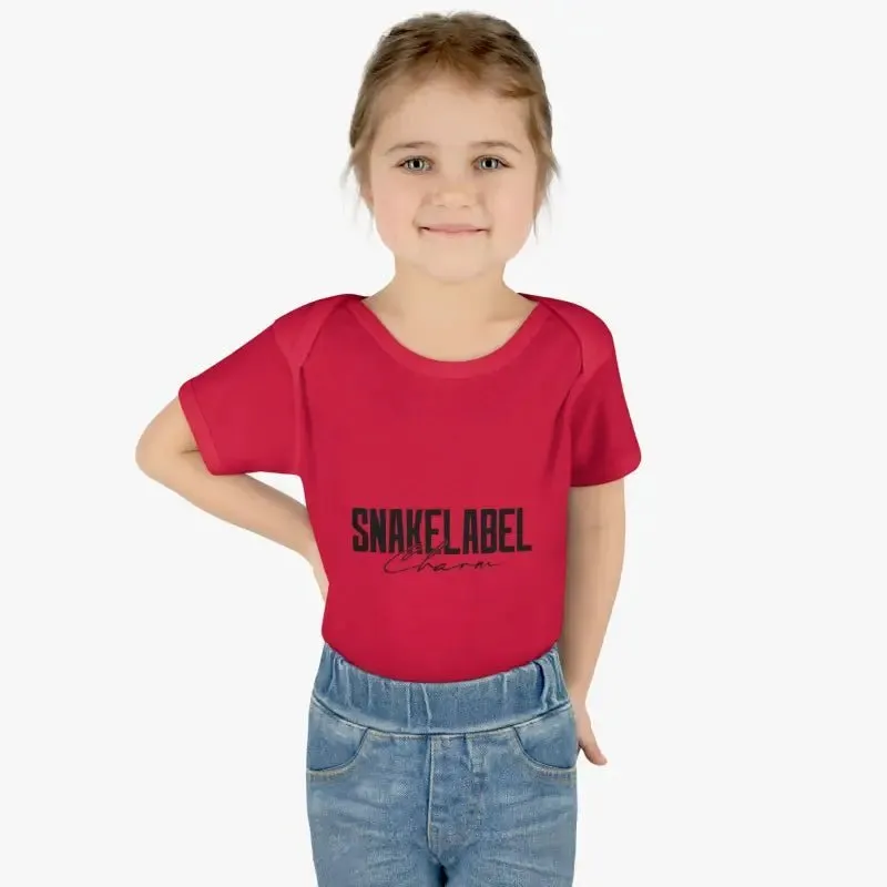 Infant Baby Rib Bodysuit with Lap Shoulders & Tear-Away Label