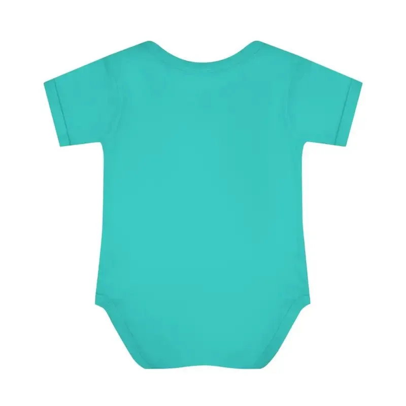 Infant Baby Rib Bodysuit with Lap Shoulders & Tear-Away Label