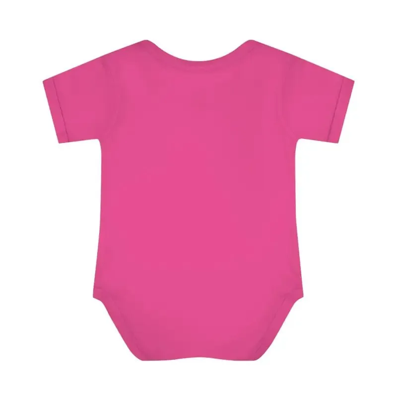 Infant Baby Rib Bodysuit with Lap Shoulders & Tear-Away Label
