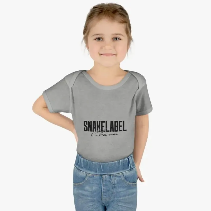 Infant Baby Rib Bodysuit with Lap Shoulders & Tear-Away Label