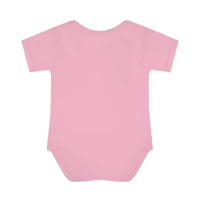 Infant Baby Rib Bodysuit with Lap Shoulders & Tear-Away Label