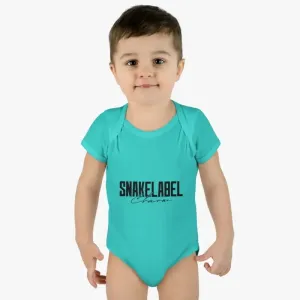 Infant Baby Rib Bodysuit with Lap Shoulders & Tear-Away Label