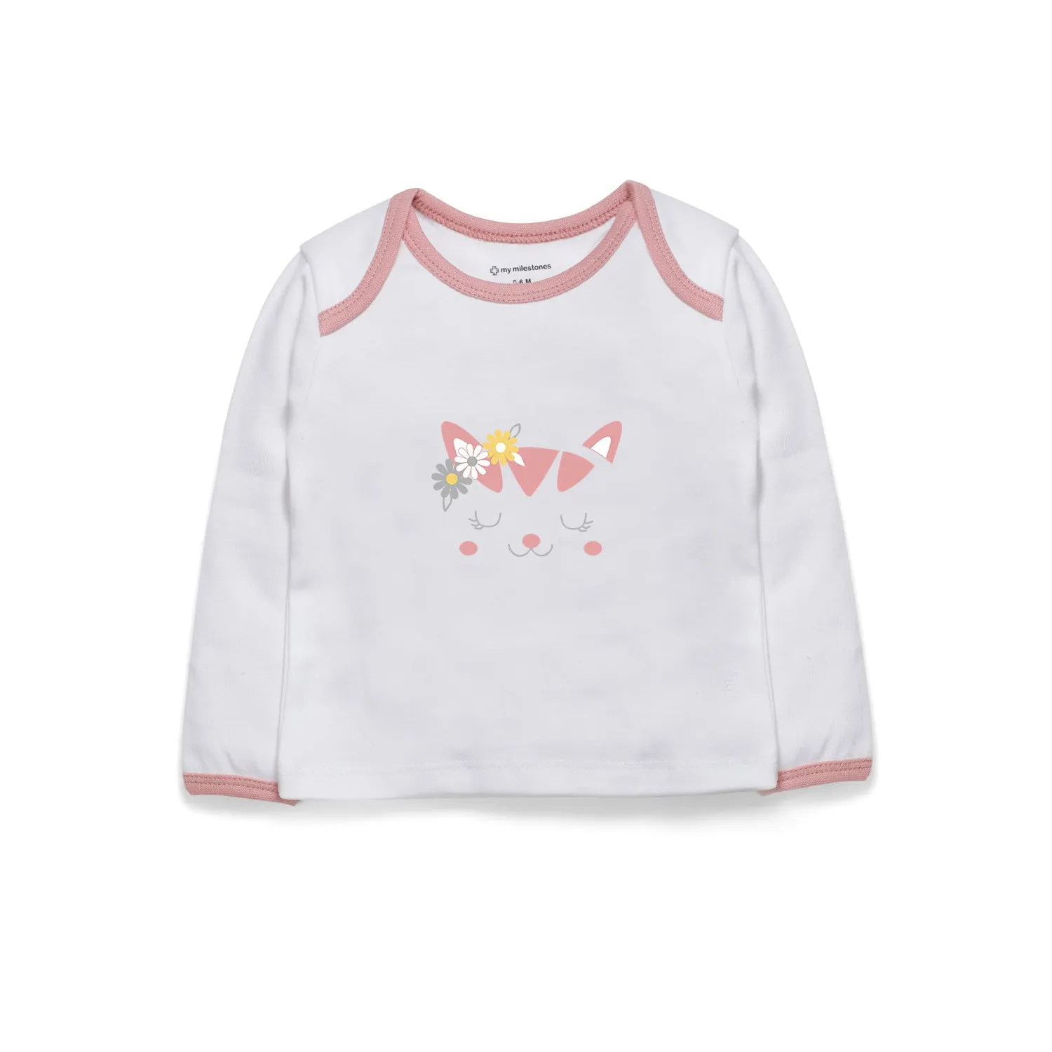 Infant Essentials Clothing Gift Set - 8Pc - Full Sleeves - Girls - Peach