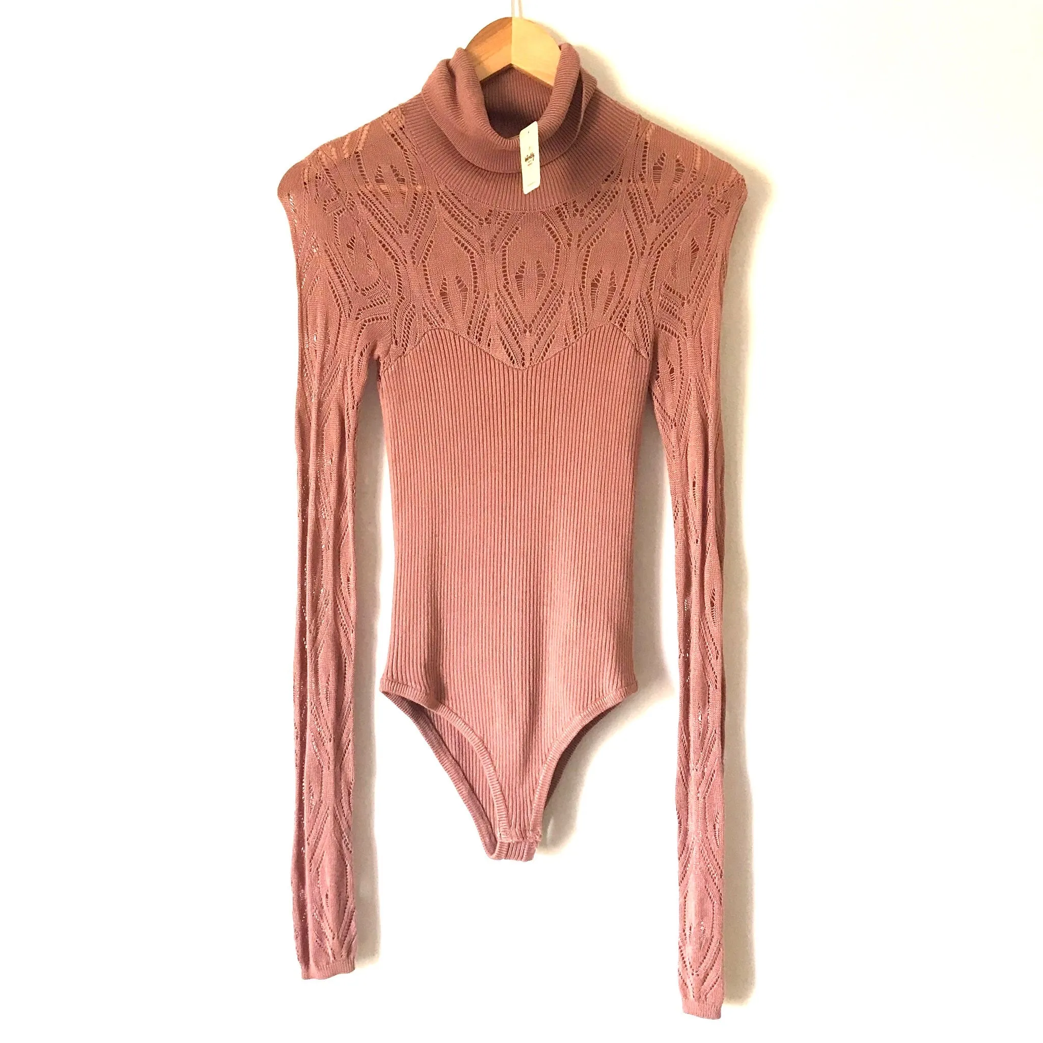 Intimately Free People Mauve Bodysuit NWT- Size XS