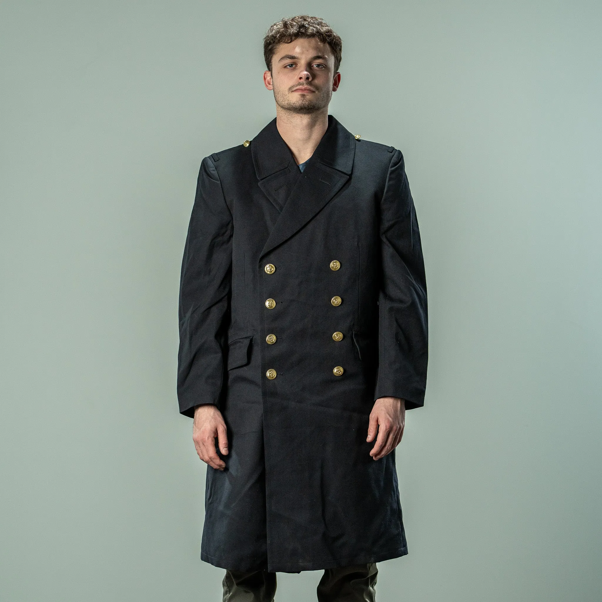 Issued German Navy Overcoat w/Liner