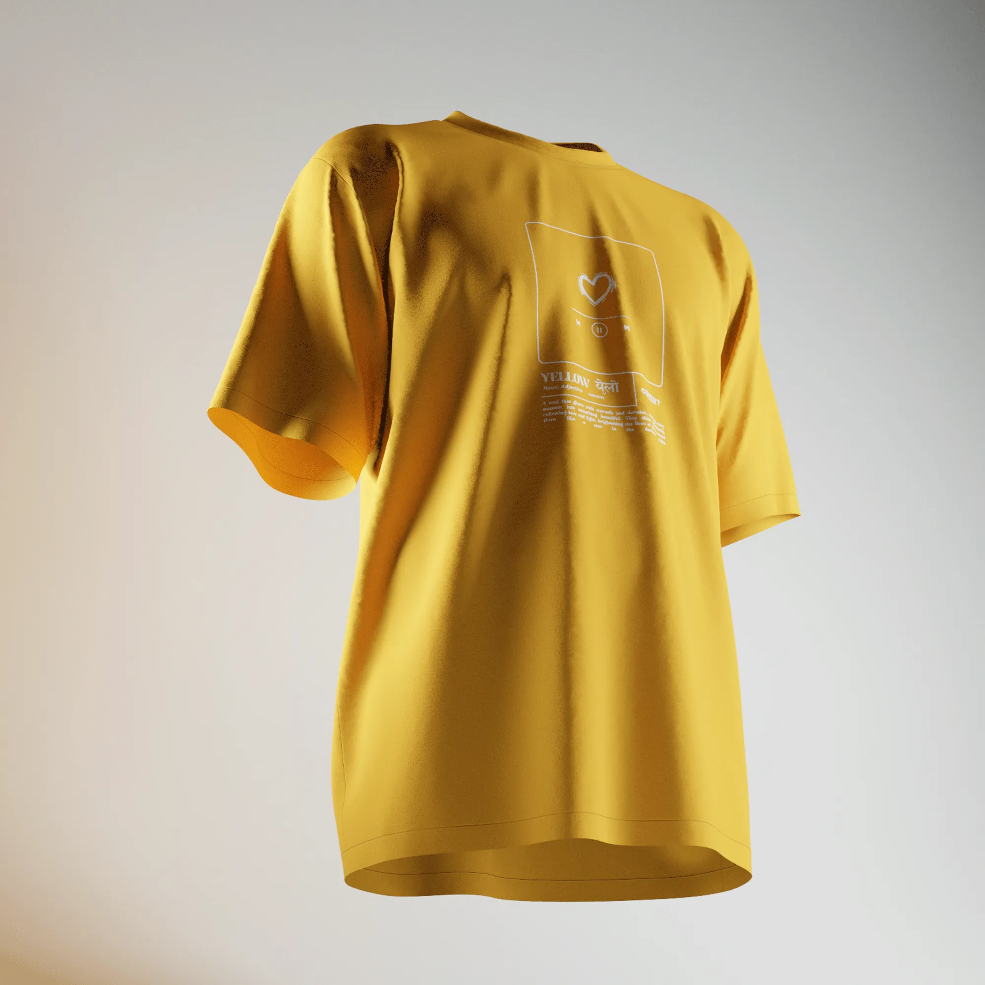 'It Was All Yellow' Oversized T-shirt