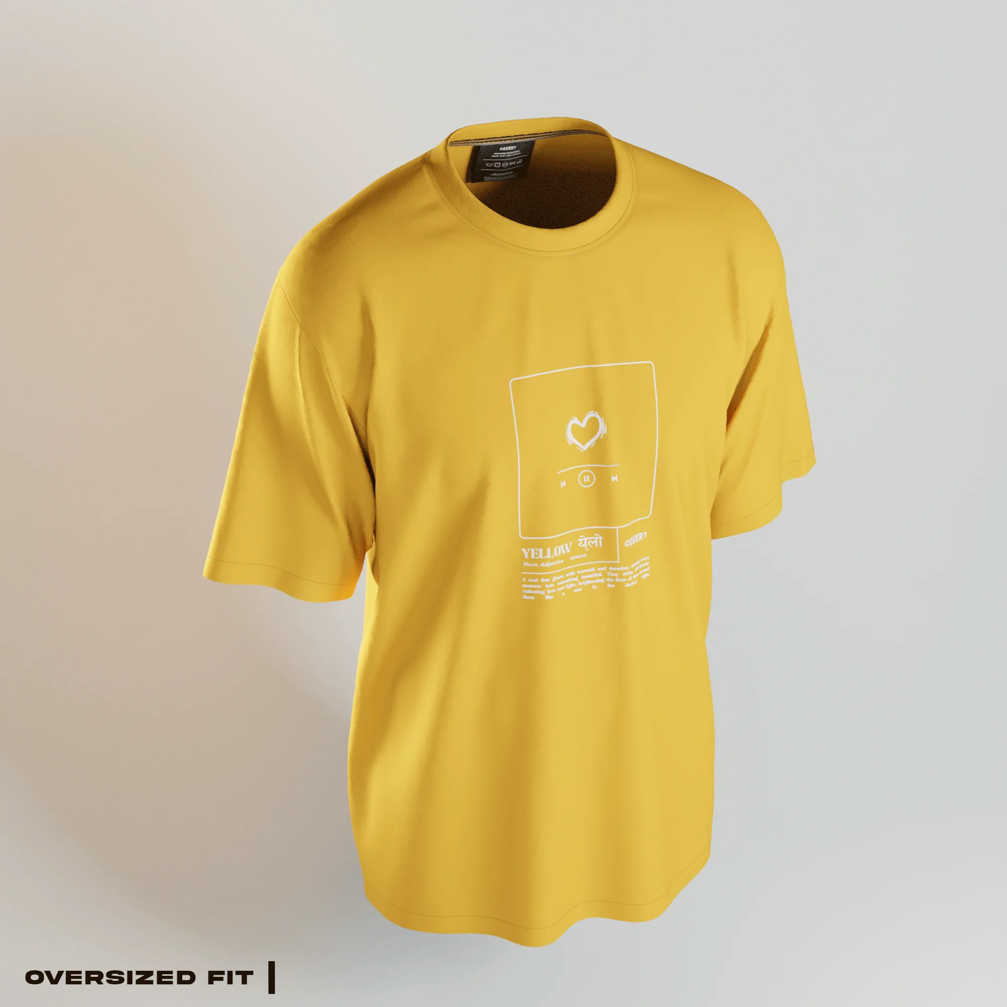 'It Was All Yellow' Oversized T-shirt