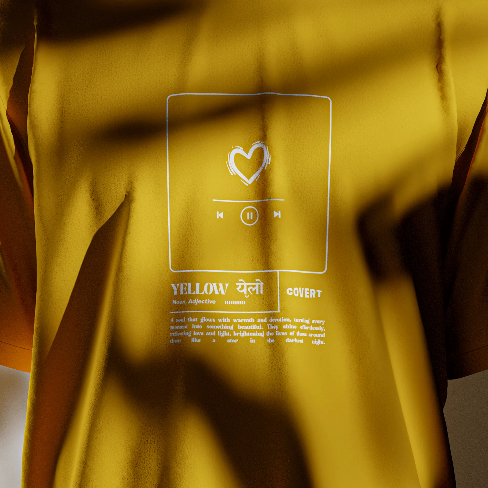'It Was All Yellow' Oversized T-shirt