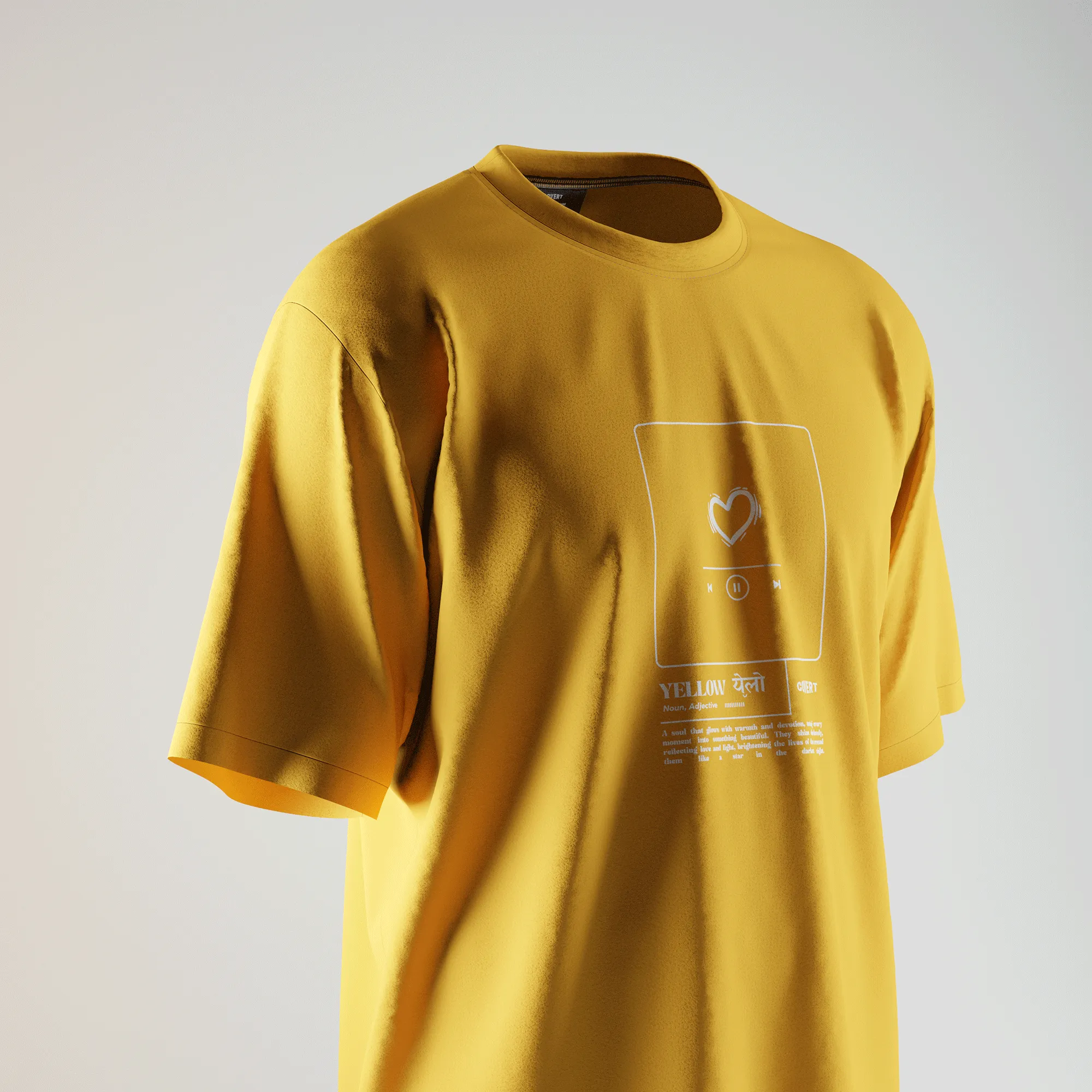 'It Was All Yellow' Oversized T-shirt