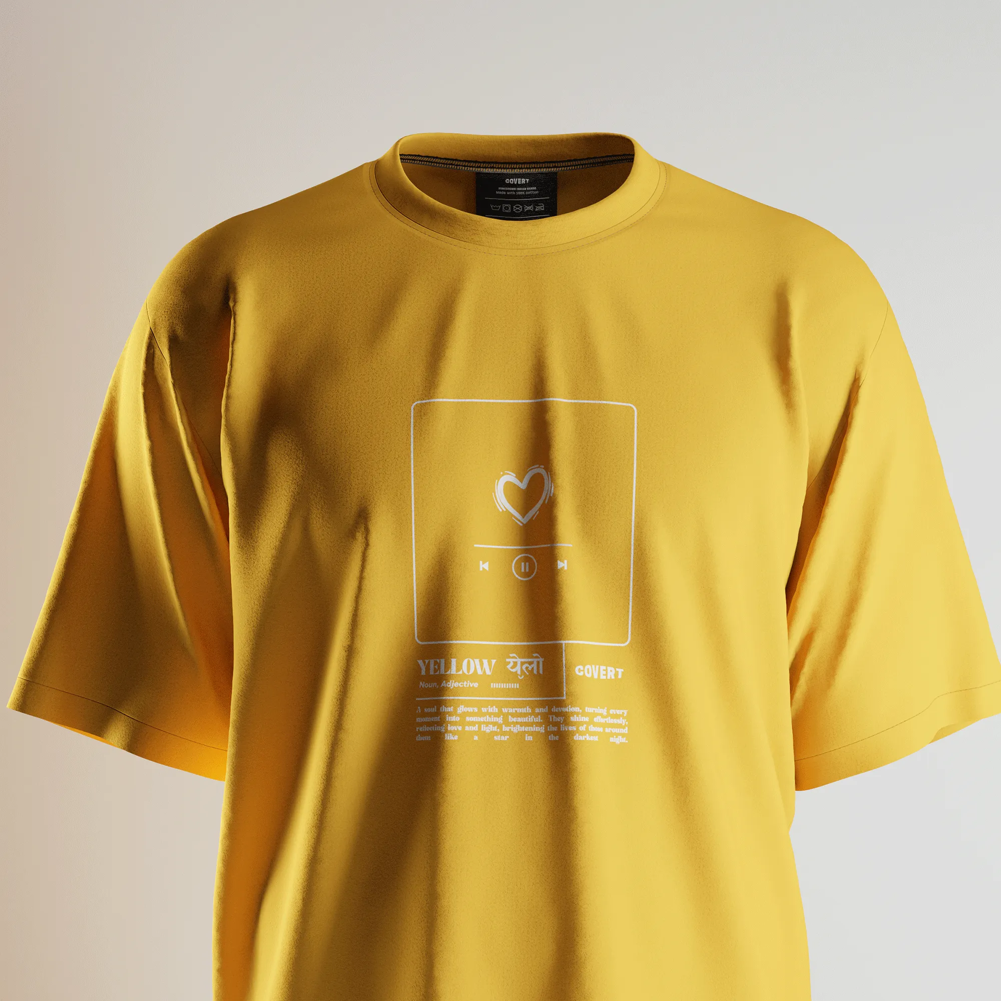 'It Was All Yellow' Oversized T-shirt