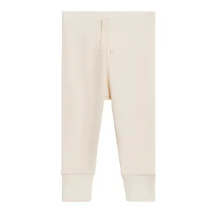 Ivory Charlie Ribbed Joggers - Kendi by Colored Organics