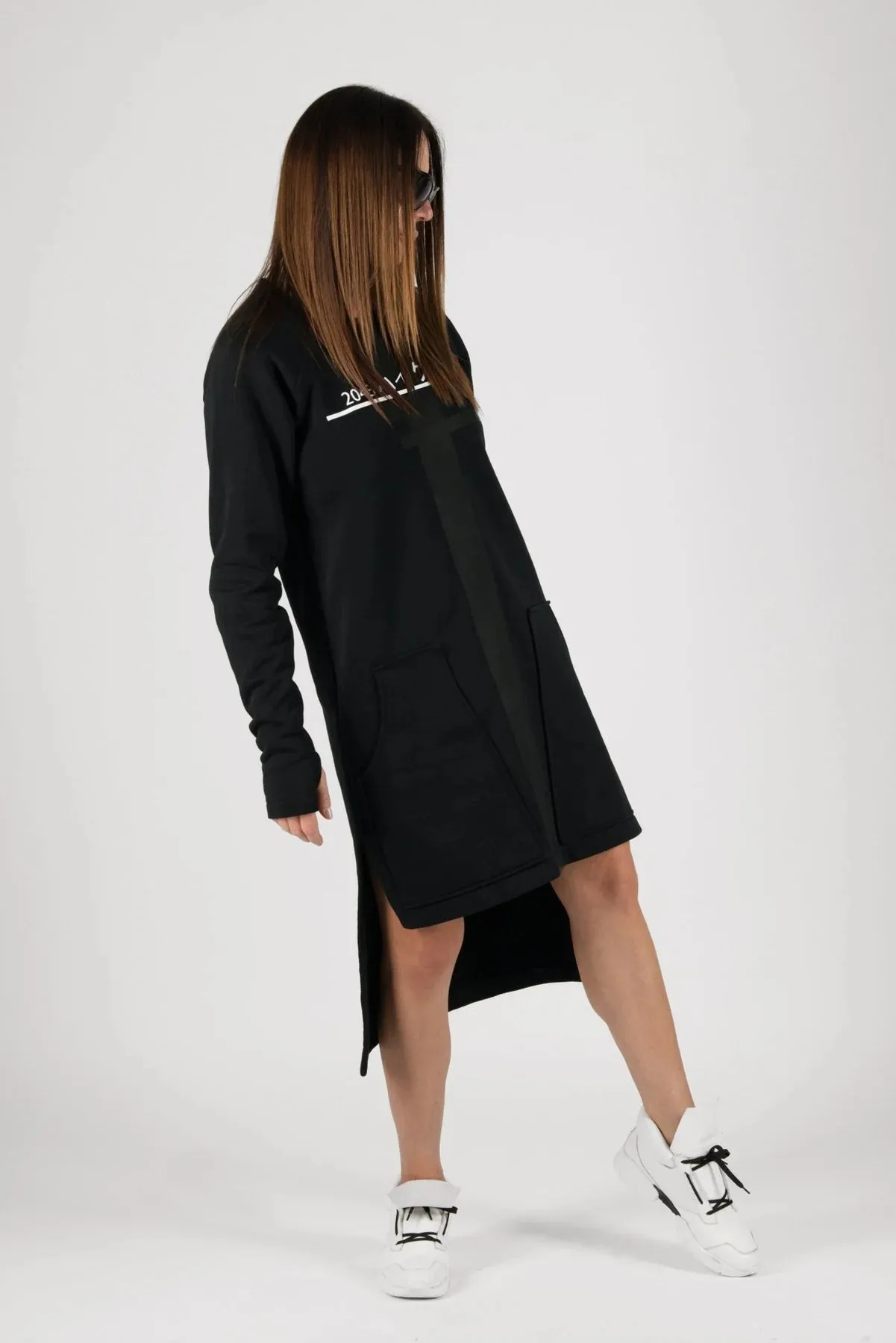 IZABEL White Sweatshirt Dress SALE