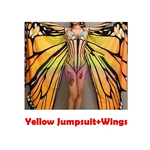 Jazz Dance Bodysuit For Women Adult Nightclub Female Singer Sexy