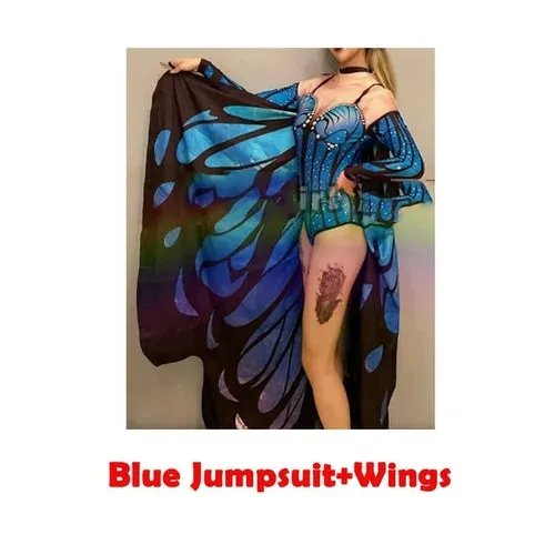 Jazz Dance Bodysuit For Women Adult Nightclub Female Singer Sexy