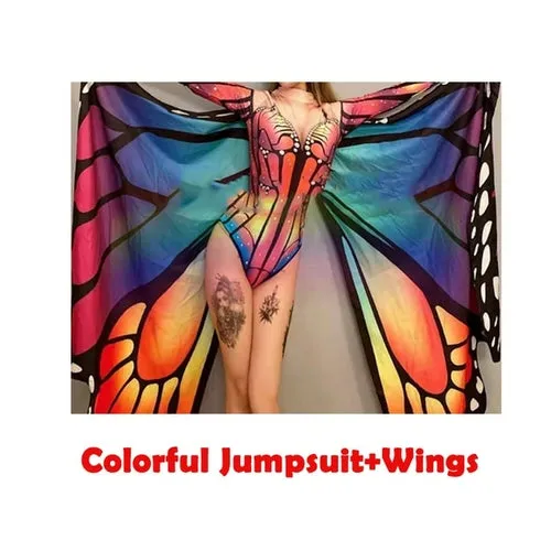 Jazz Dance Bodysuit For Women Adult Nightclub Female Singer Sexy