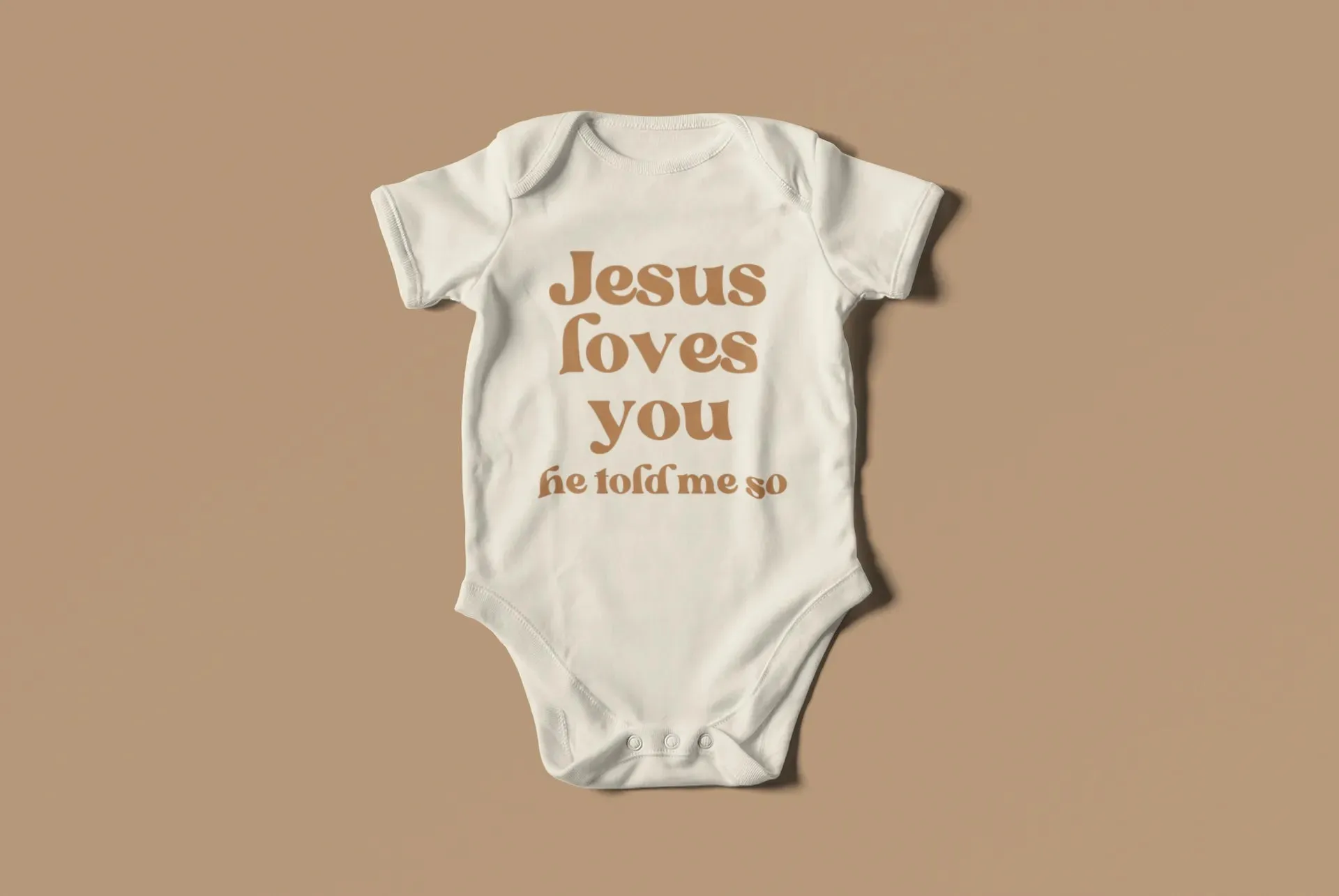 Jesus Loves You Retro Bodysuit or Tee
