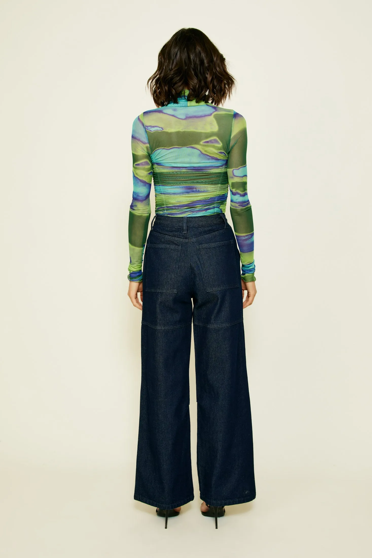 Joni Bodysuit Navy Green