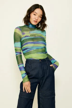 Joni Bodysuit Navy Green