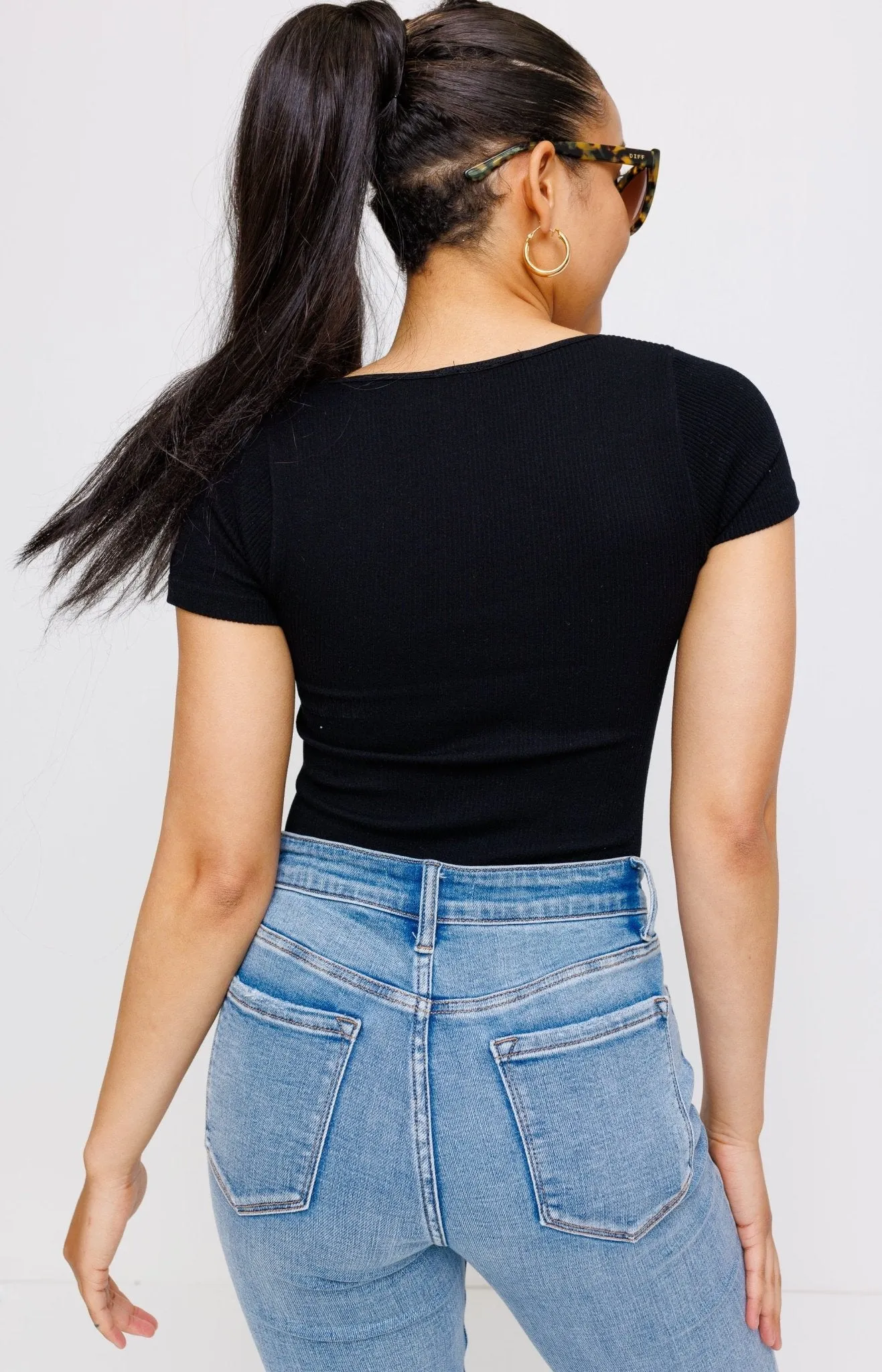 Kardashian Bodysuit, BLACK