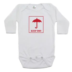 Keep Dry Long Sleeve Cotton Bodysuit