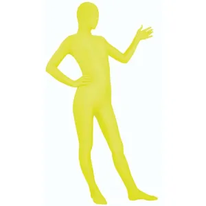 Kids Yellow Spandex Bodysuit - 155cm