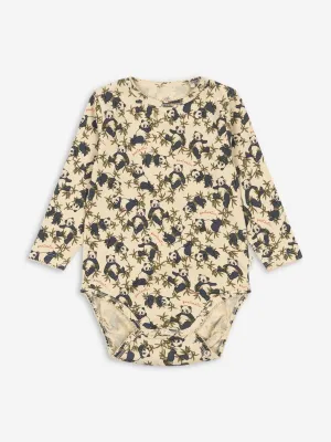 Konges Sløjd Baby Panda Bodysuit in Multicolour