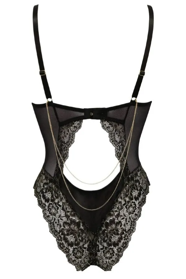 Laced in Gold Soft Body - Black