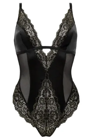 Laced in Gold Soft Body - Black