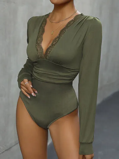 Lara Capitol Long Sleeve Bodysuit | 8 Colors