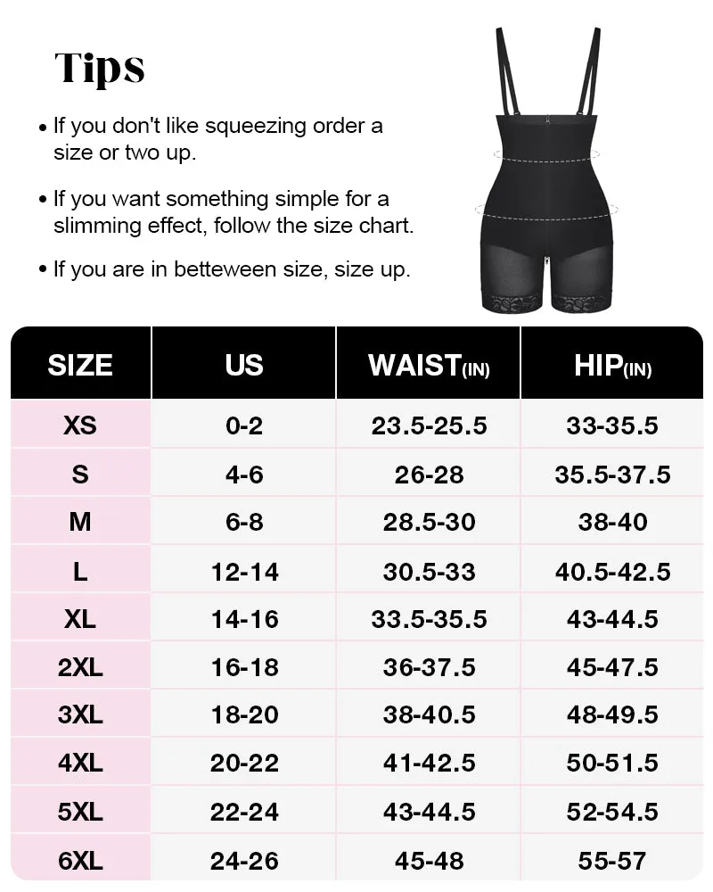 LilyLove®Tummy Compression Bodysuit Shaper With Butt Lifter