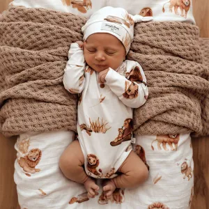 Lion | Organic Long Sleeve Bodysuit