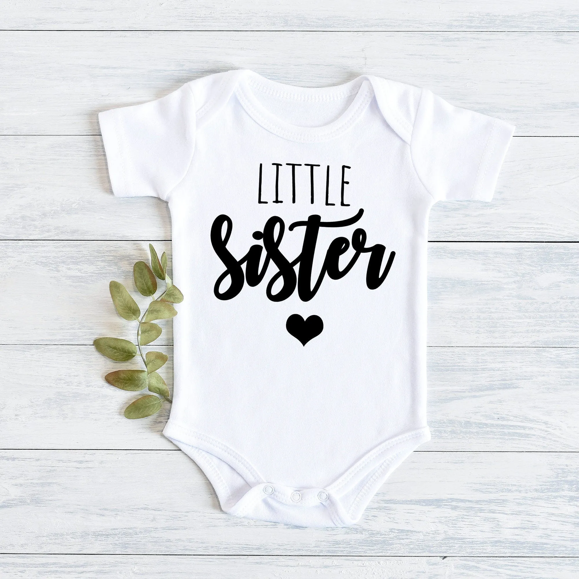 Little Sister Baby Bodysuit