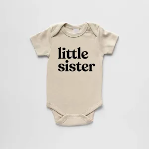 Little Sister Onesie - Cream