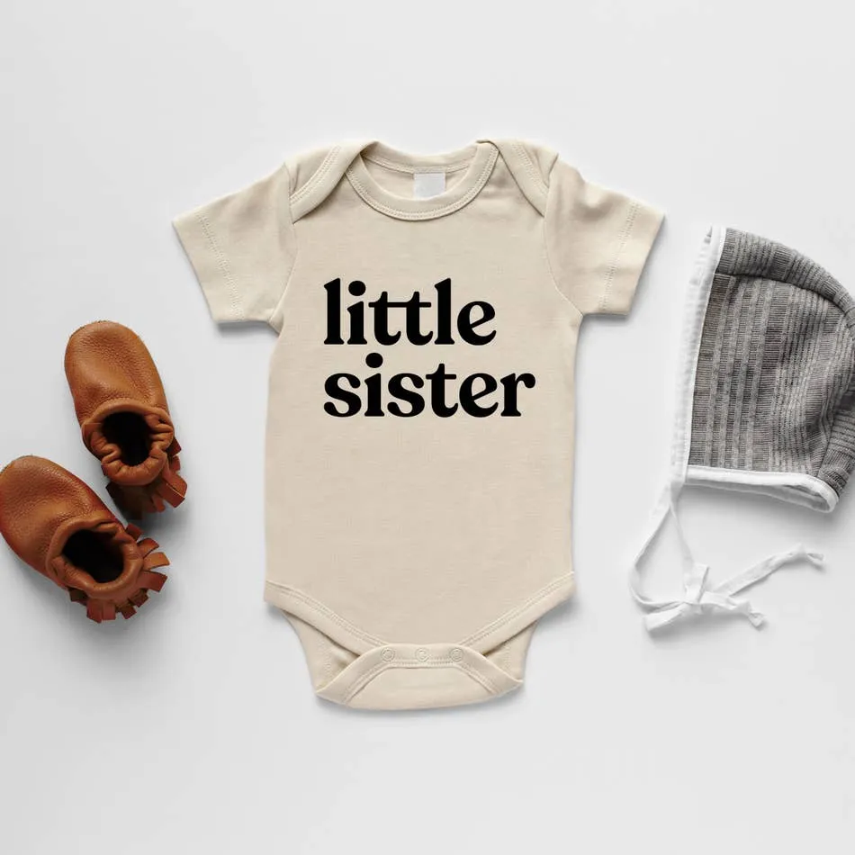 Little Sister Onesie - Cream