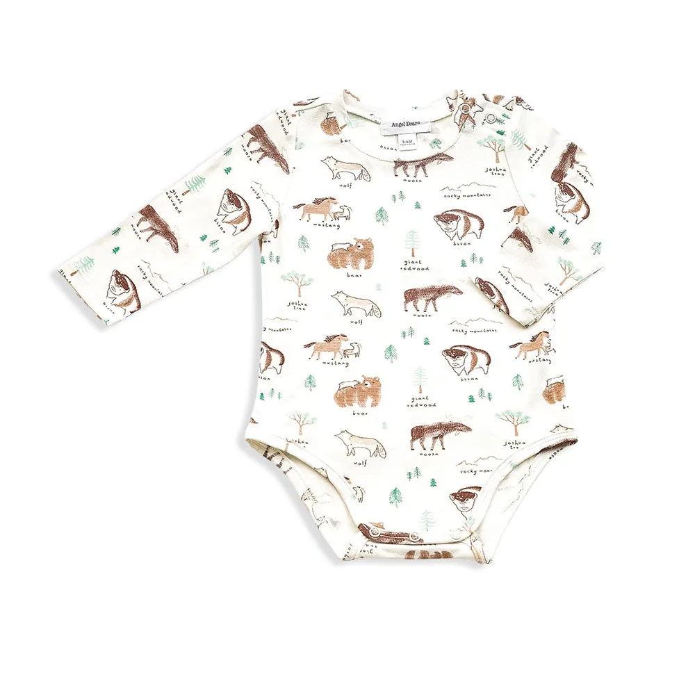 Long-sleeve Bodysuit - Prints