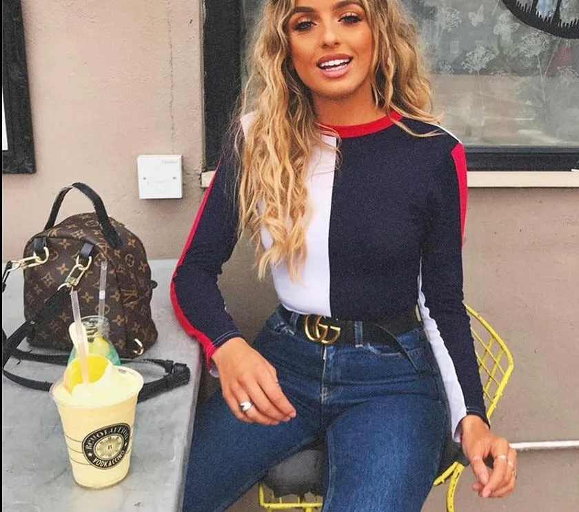 Long Sleeve Patch Bodysuit