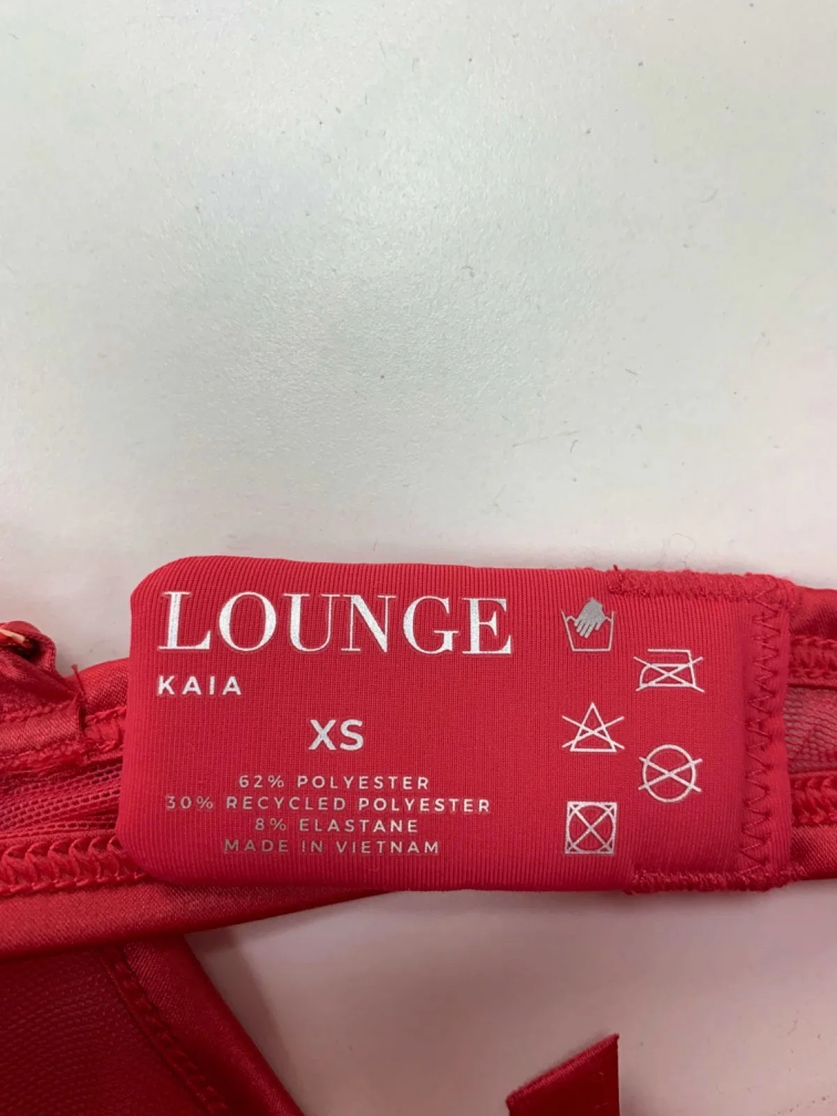 Lounge Red KAIA Floral Bodysuit with Suspenders XS, M