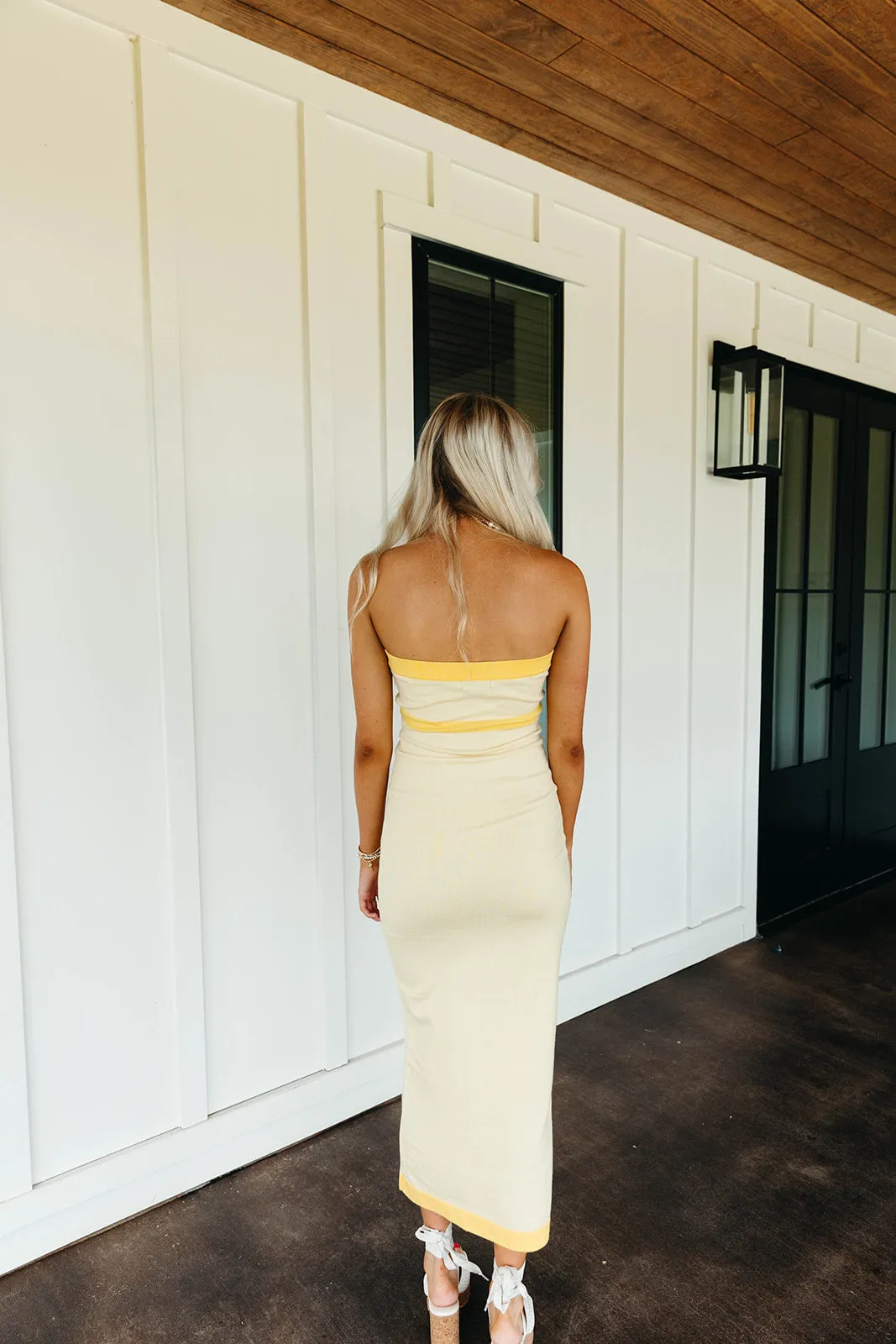 Loved By You Maxi Dress - Yellow
