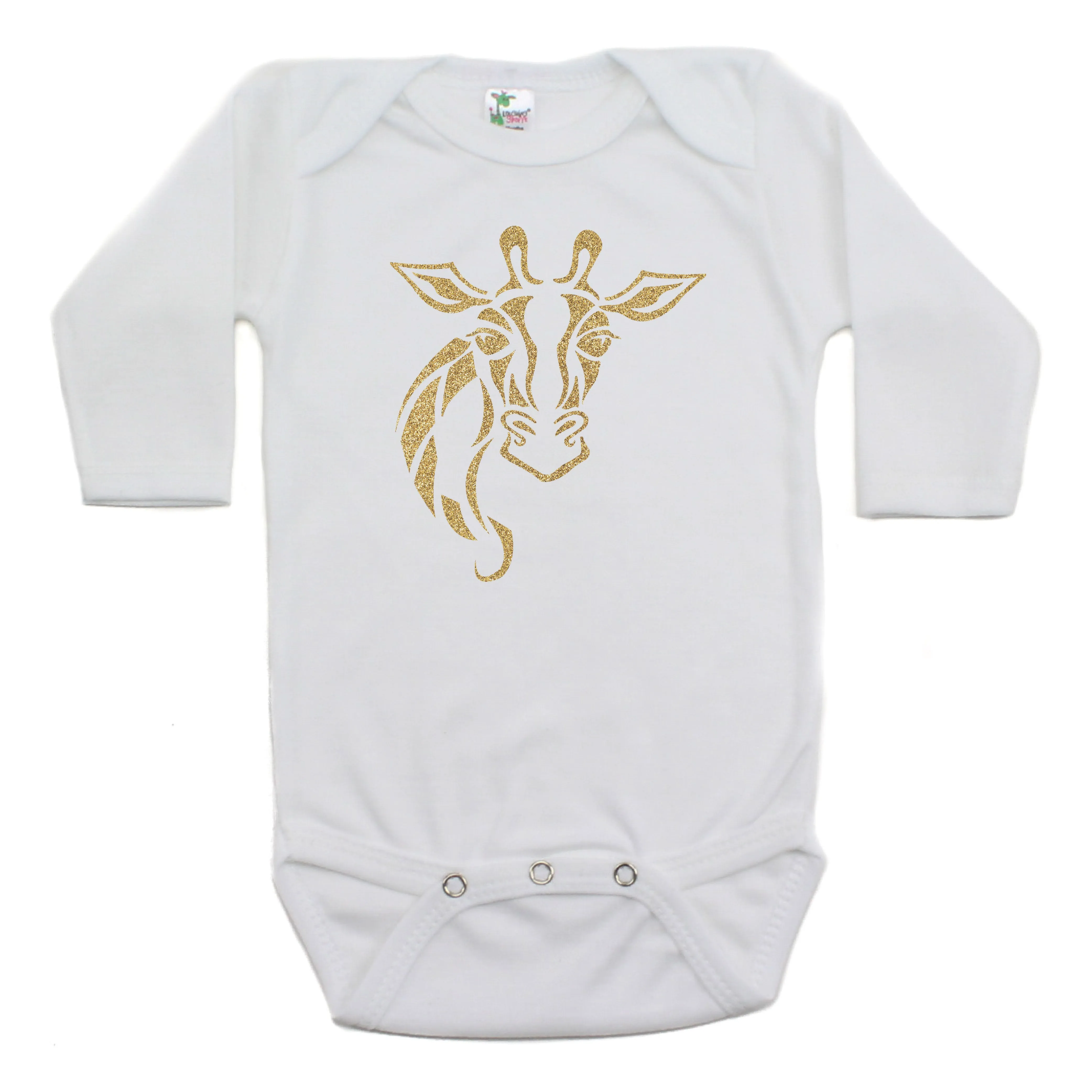 Lovely Giraffe Long Sleeve Bodysuit