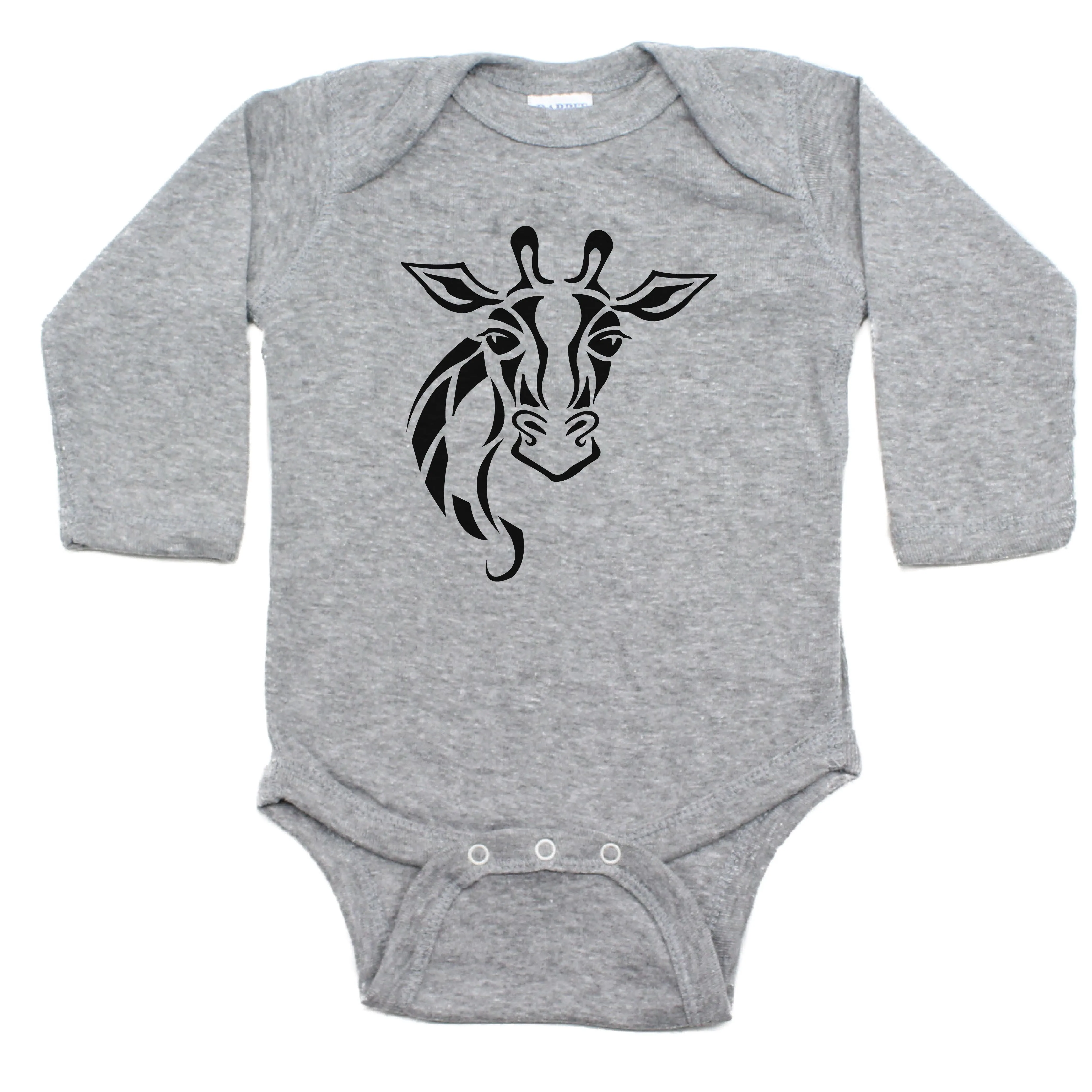 Lovely Giraffe Long Sleeve Bodysuit