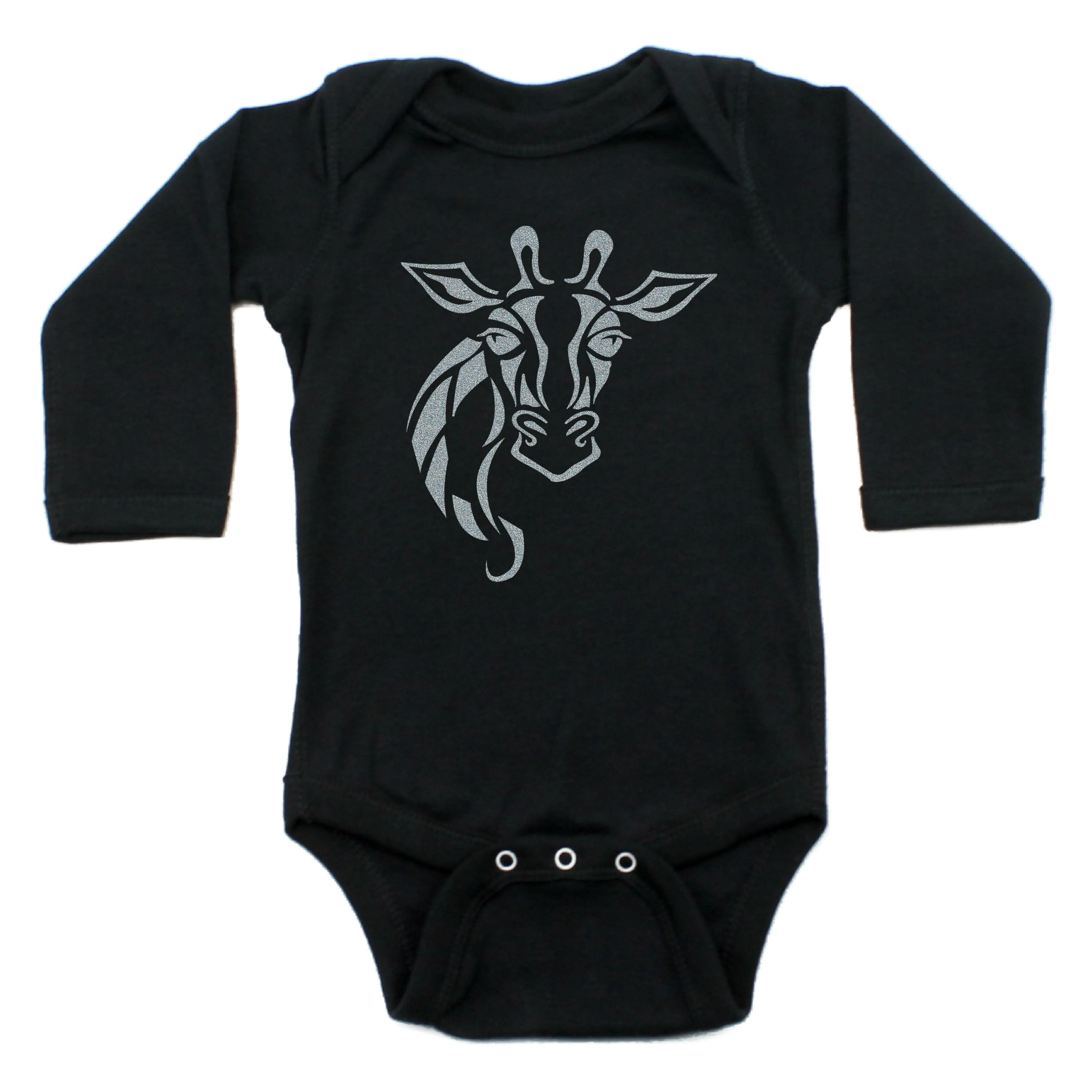 Lovely Giraffe Long Sleeve Bodysuit