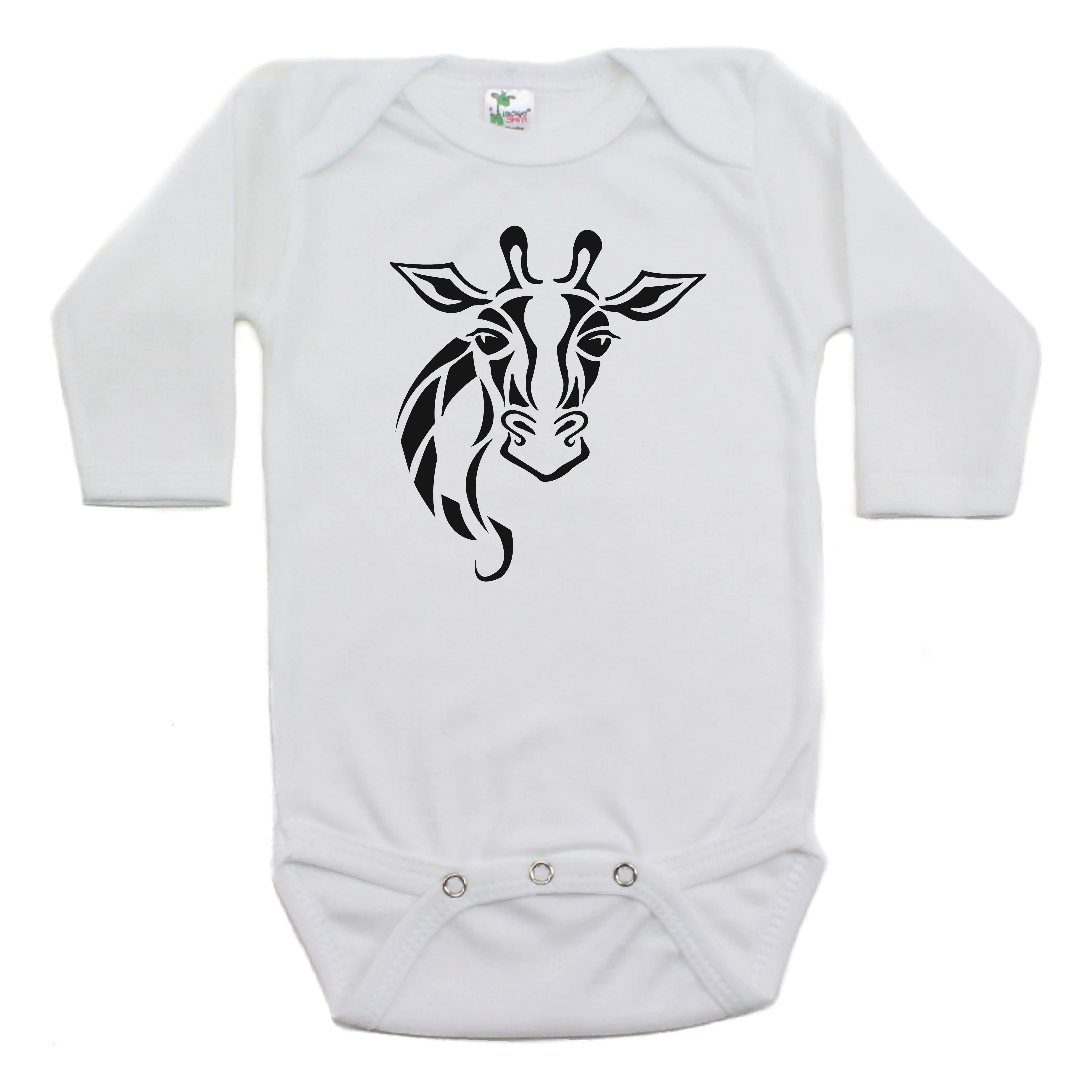 Lovely Giraffe Long Sleeve Bodysuit