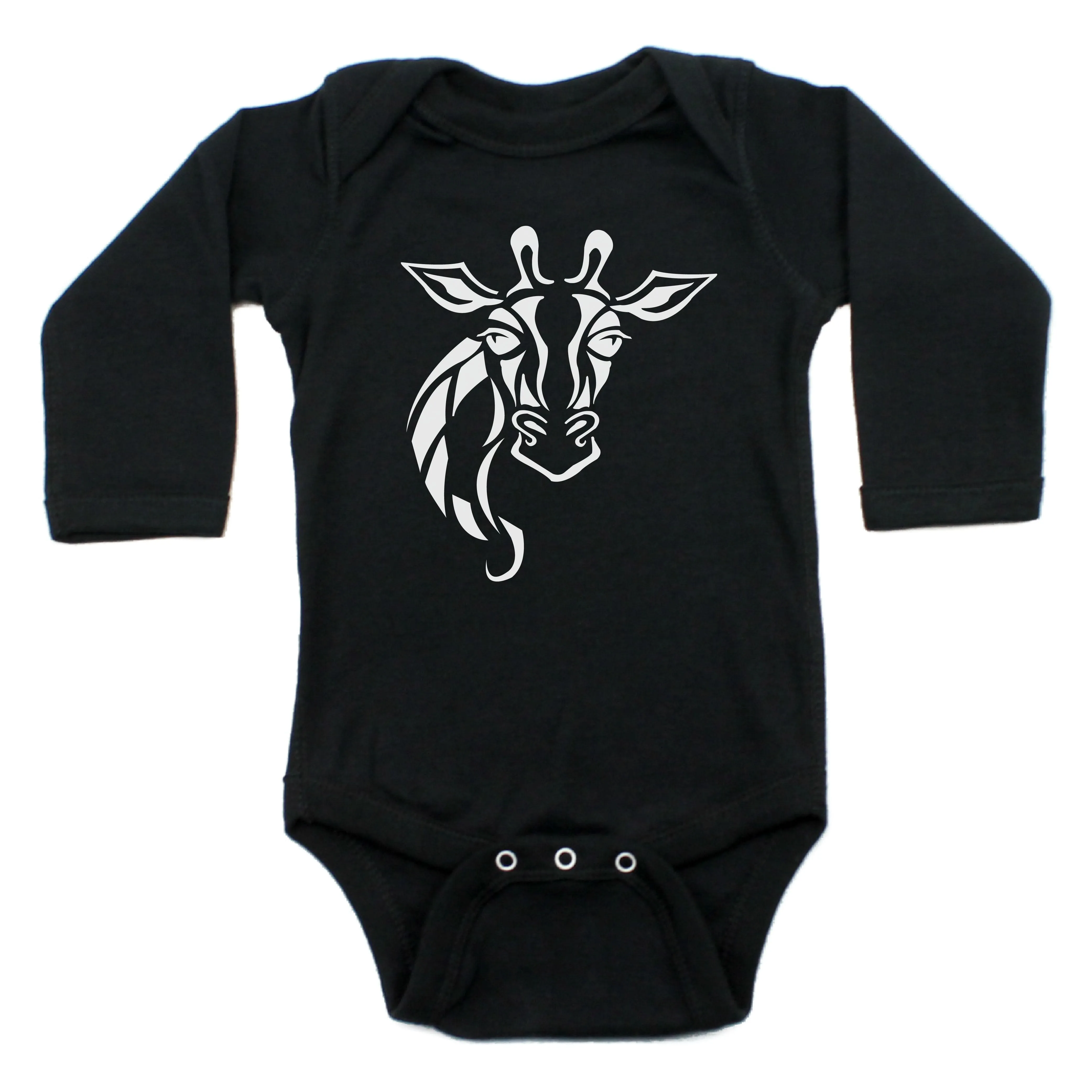 Lovely Giraffe Long Sleeve Bodysuit