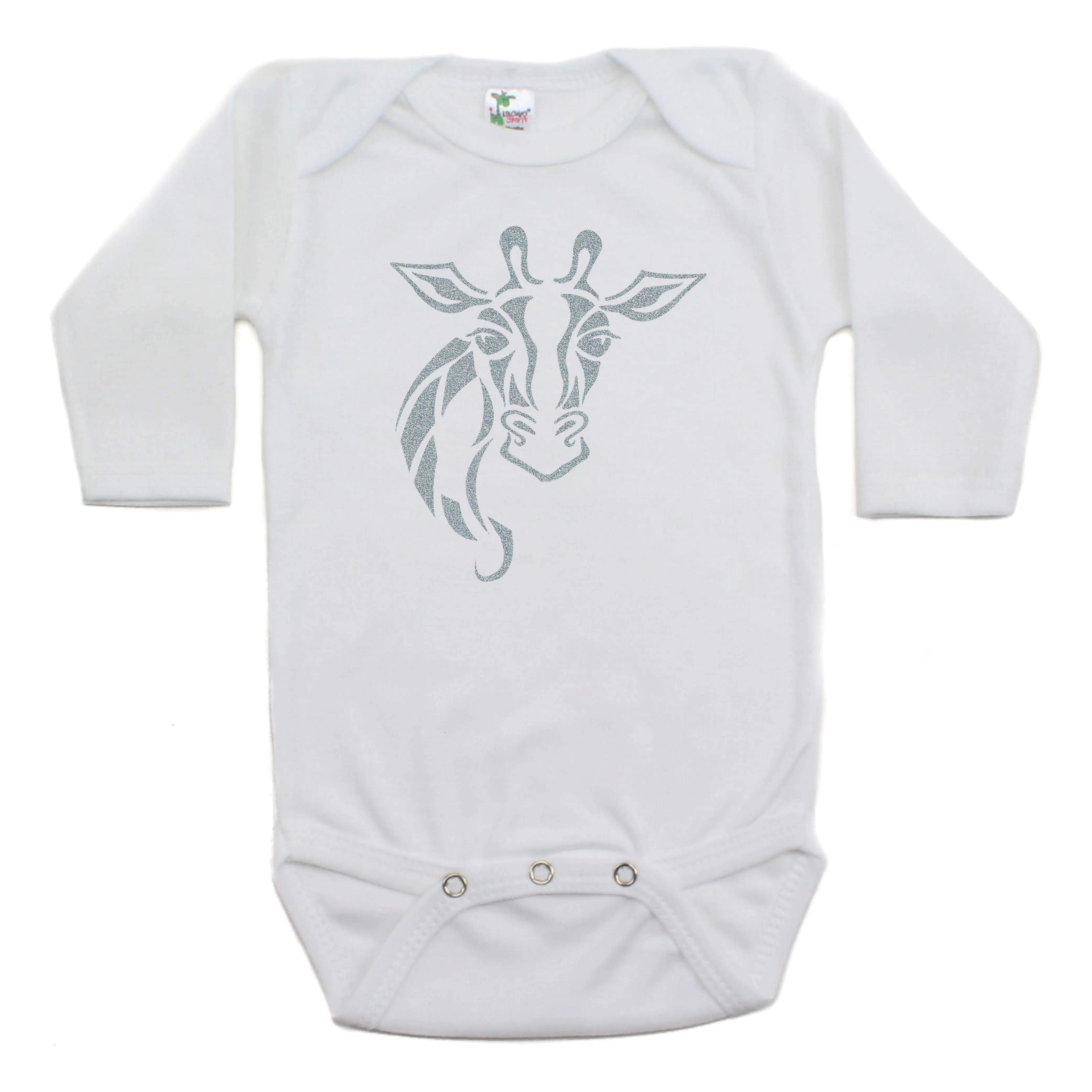 Lovely Giraffe Long Sleeve Bodysuit