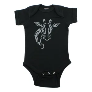 Lovely Giraffe Short Sleeve Bodysuit