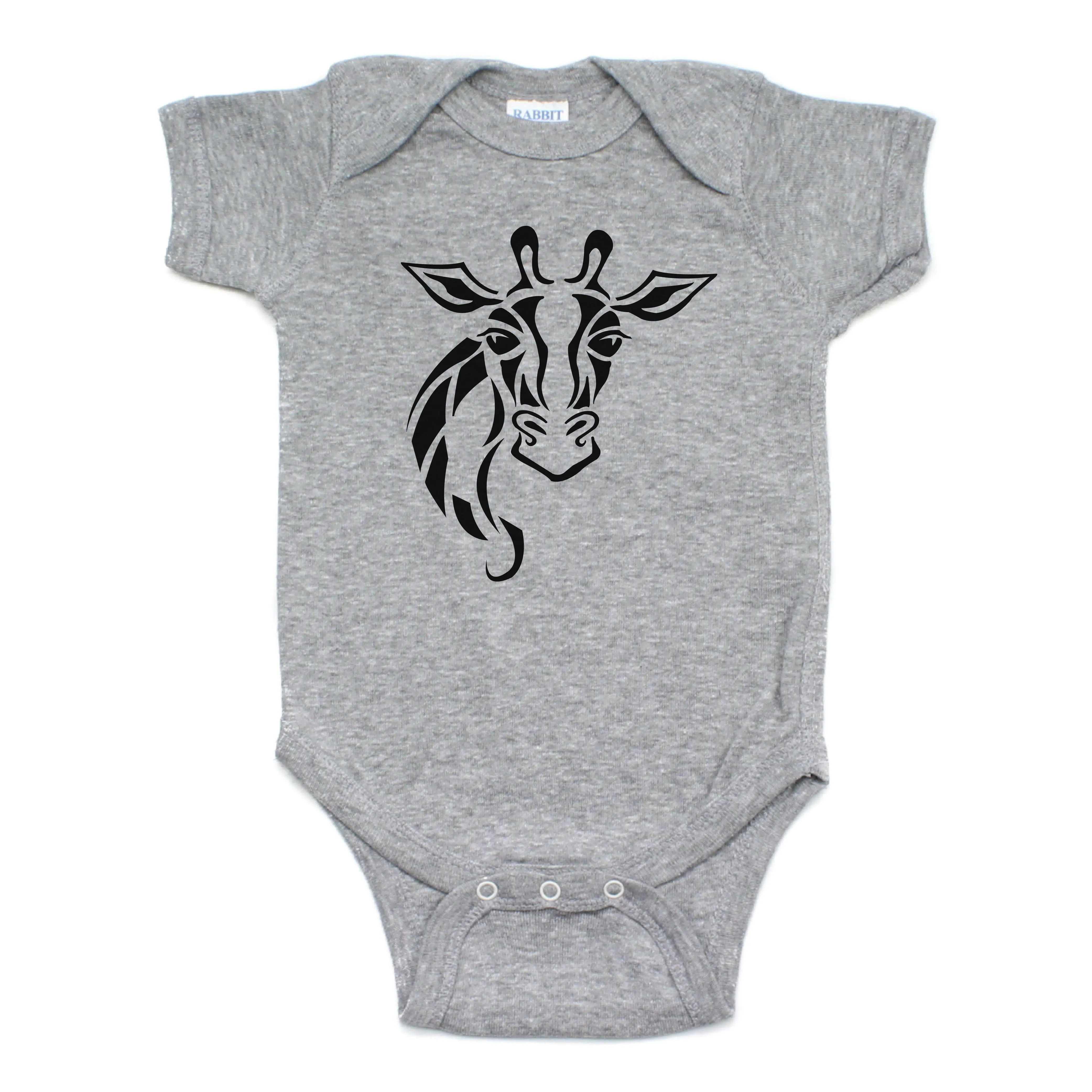 Lovely Giraffe Short Sleeve Bodysuit