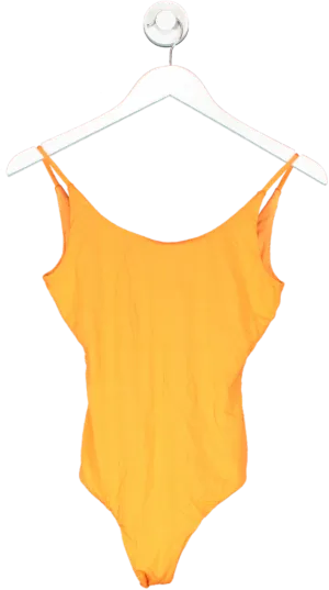 Lovers and Friends Orange Harlow Bodysuit UK XS